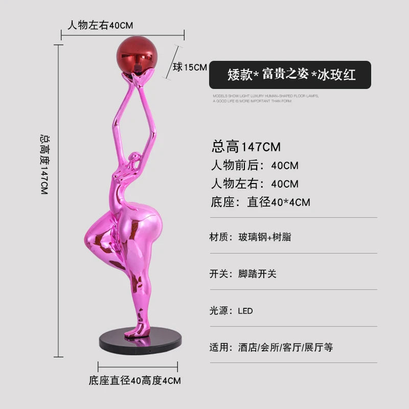 sculptureAbstract Character Art Sculpture Light Luxury Living Room, Entrance Decoration, Sales Office, Home Creativity, High Gra