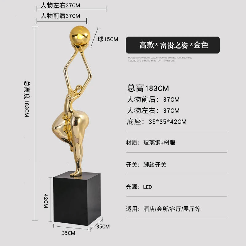 sculptureAbstract Character Art Sculpture Light Luxury Living Room, Entrance Decoration, Sales Office, Home Creativity, High Gra