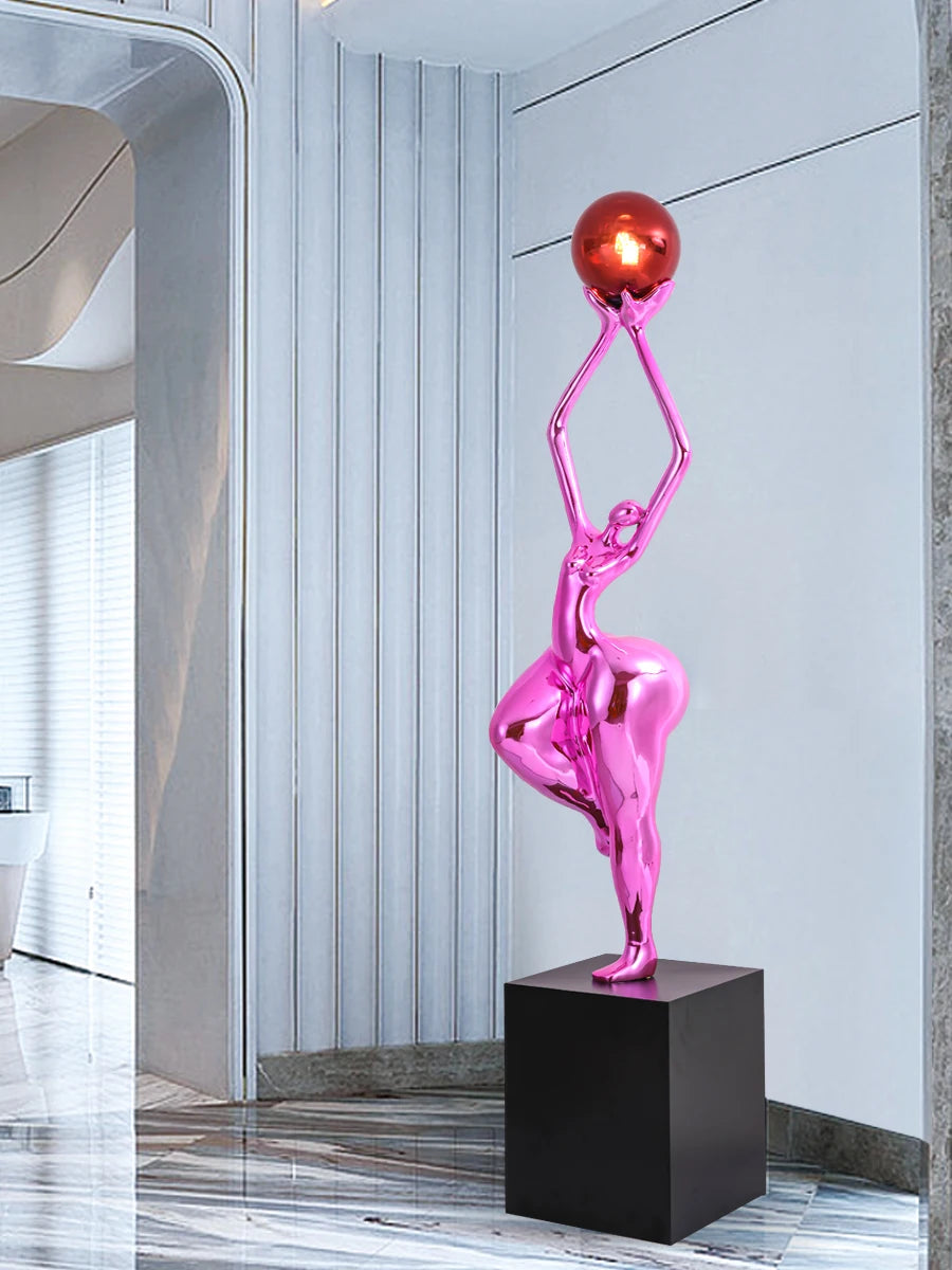 sculptureAbstract Character Art Sculpture Light Luxury Living Room, Entrance Decoration, Sales Office, Home Creativity, High Gra
