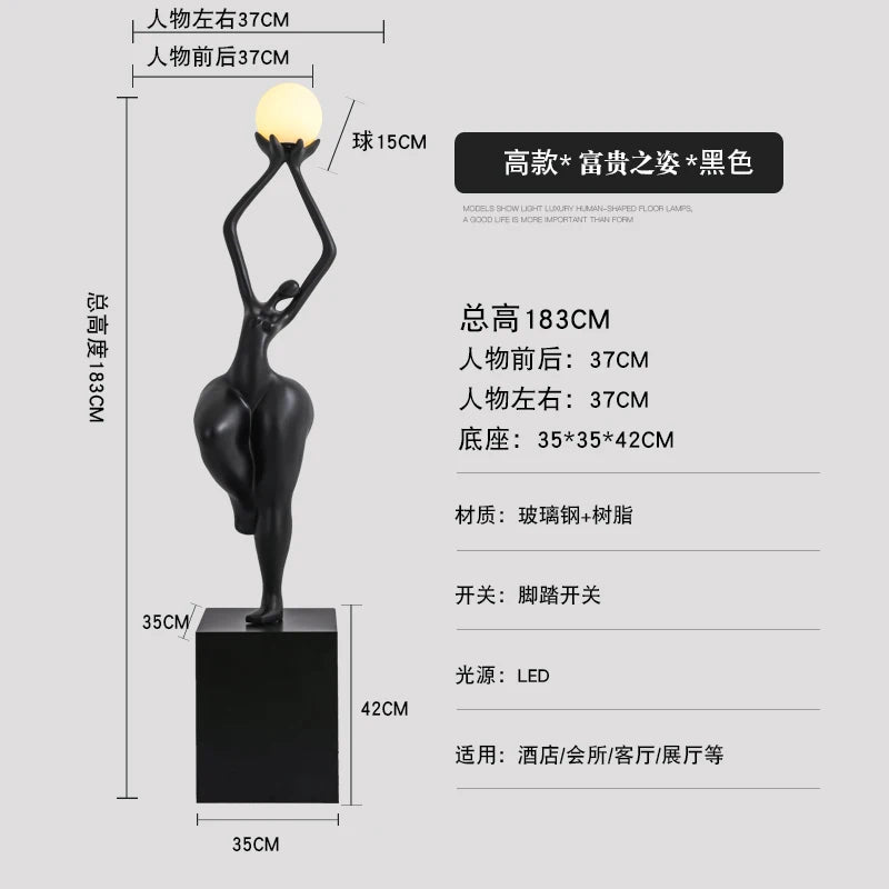 sculptureAbstract Character Art Sculpture Light Luxury Living Room, Entrance Decoration, Sales Office, Home Creativity, High Gra