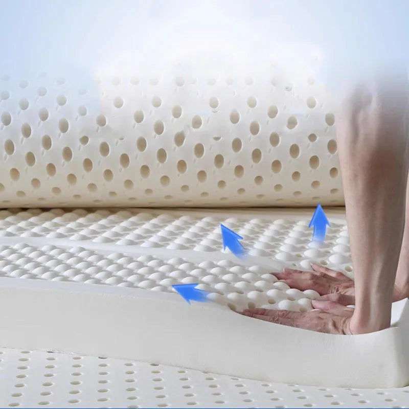 tatami queen mattress soft 95d natural latex full size foldable mattress sleep firm floor colchoneta furniture for bedroom