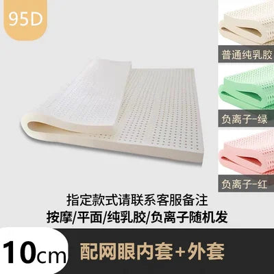 thailand natural latex bed mattress high quality double bedroom tatami mattresses foldable core sleep colchones furniture