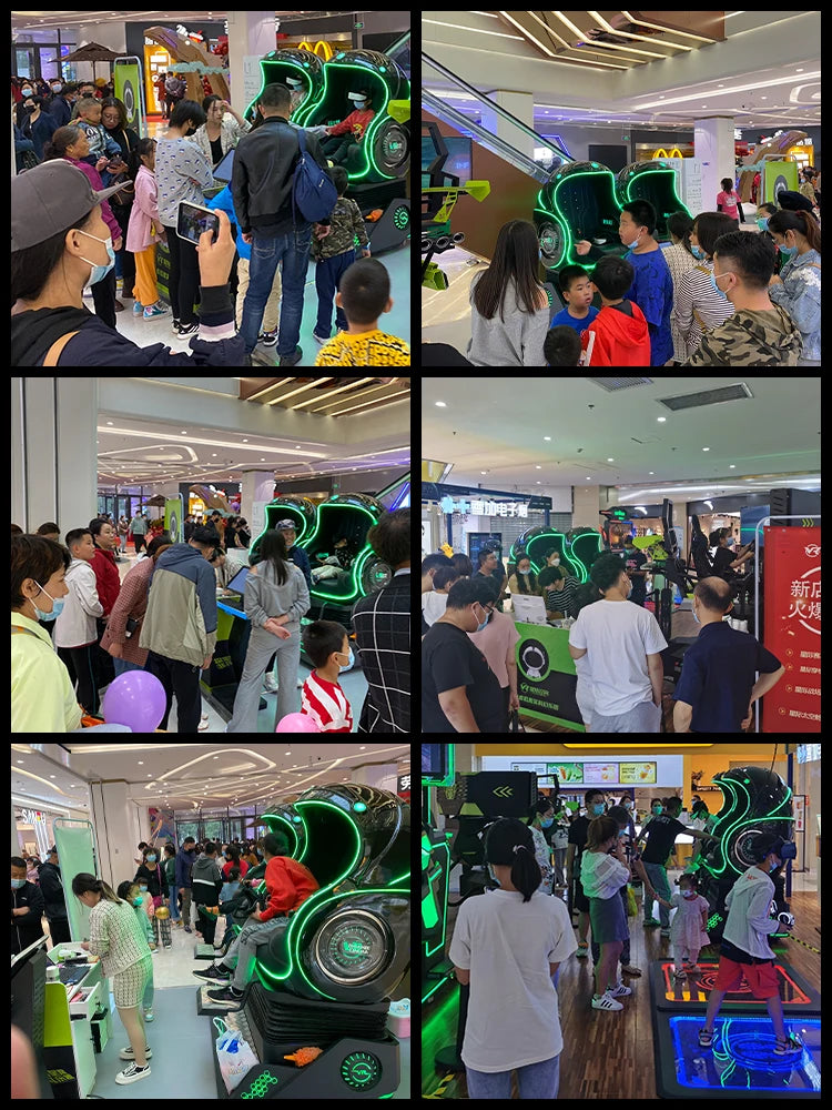 virtual reality experience hall game equipment all-in-one machine, two person egg chair, large body feeling game machine