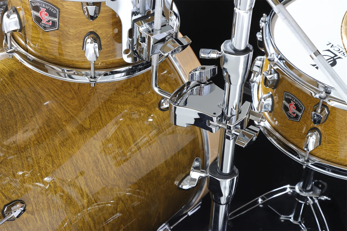 Electronic musical instruments wholesale Bright brown percussion instruments drums sets drum. set Noise cancelling