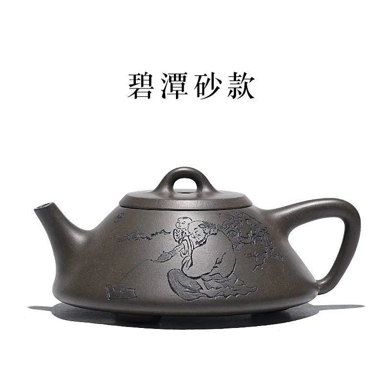world Yixing purple clay teapot pure handmade teapot single pot household kungfu tea set full handmade ladle teapot