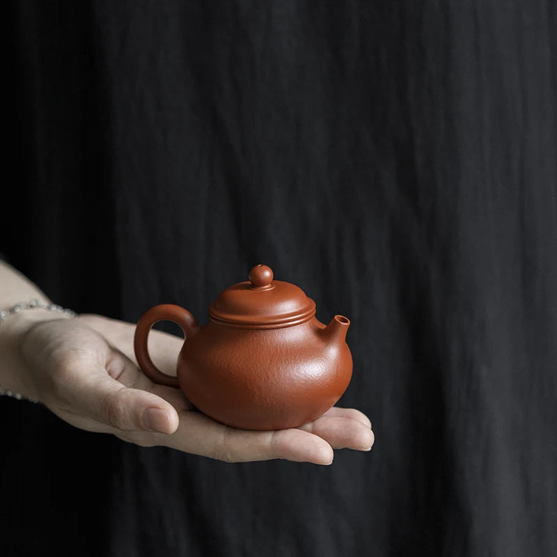 】 yixing undressed ore handmade Zhao Zhuang zhu mud let day tea are recommended small single pot of archaize system