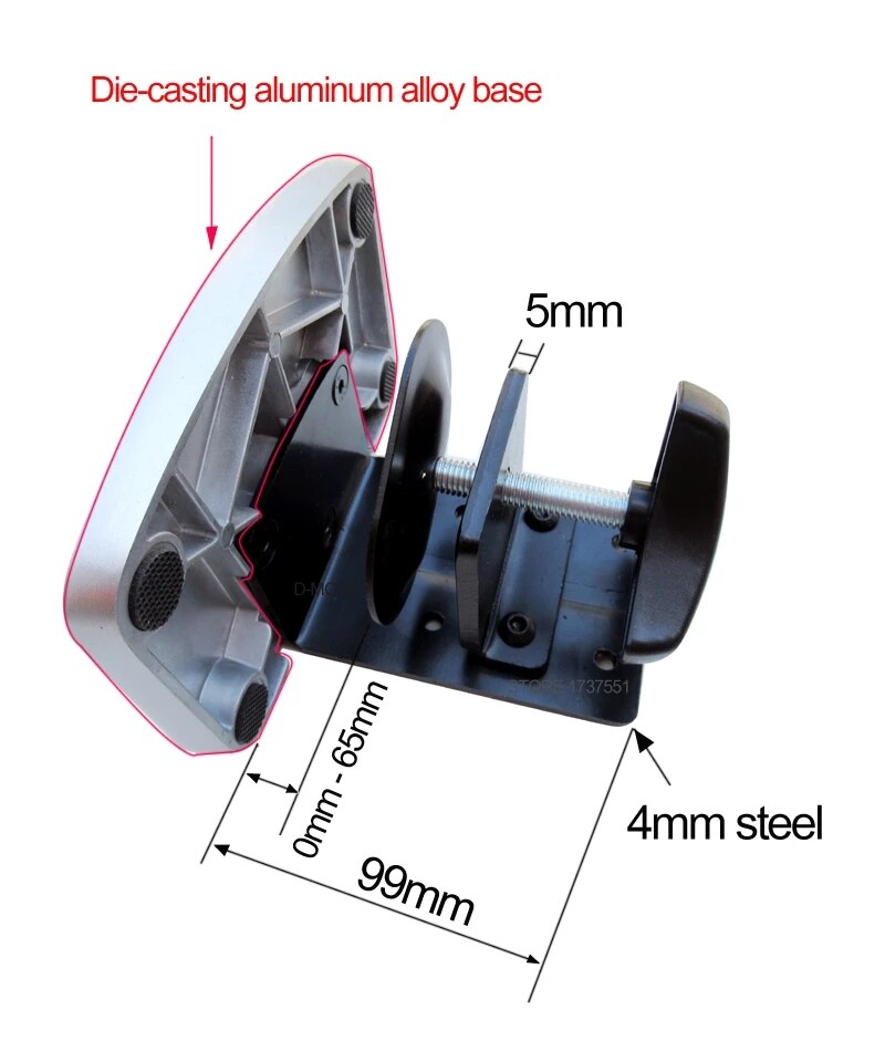 MMOOKA DL-8000 aluminum Clamp grommet 15"-32" long arm three lcd monitor bracket desktop holder Mechanical Spring Arm