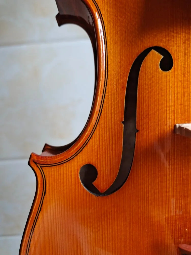MMOOKA 100% hand painted ! A Great Stradivari Style 4/4 Violin! Master Tone! free case bow rosin violino accessories