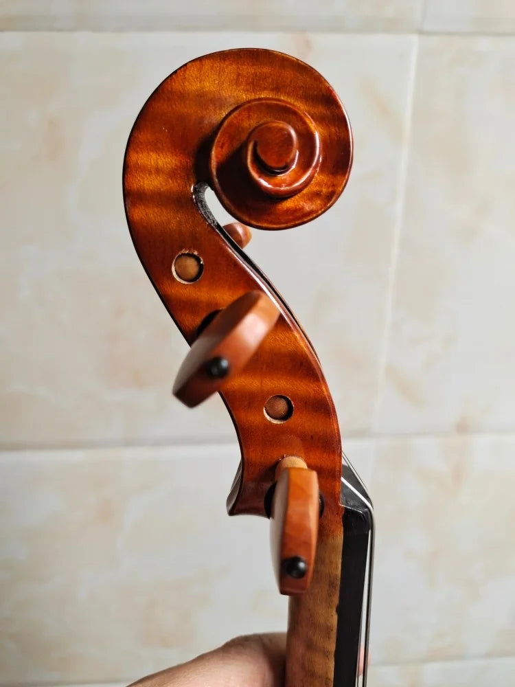 MMOOKA 100% hand painted ! A Great Stradivari Style 4/4 Violin! Master Tone! free case bow rosin violino accessories