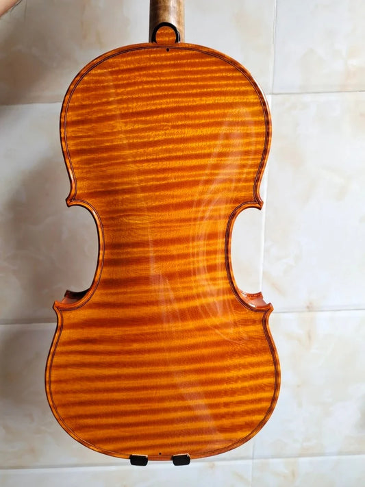 MMOOKA 100% hand painted ! A Great Stradivari Style 4/4 Violin! Master Tone! free case bow rosin violino accessories