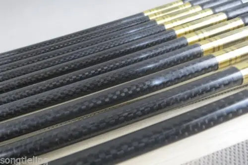 MMOOKA 10pcs of best plaid master black Carbon fiber CELLO bow 4/4 #7207