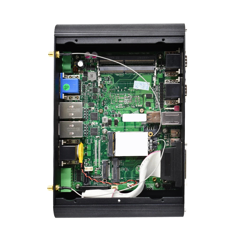 11th Gen Intel i7 1165G7 i5 1135G7 Fanless Mini PC Rugged Industrial Computer 6*COM 2*2.5G i225-V B3 LAN 8*USB GPIO HDMI VGA