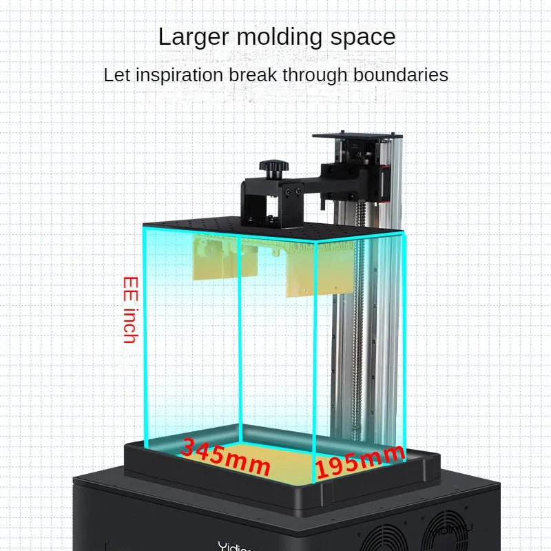 15.6 inch light-curing 3d printer industrial-grade large-size hand-made building dental mold resin