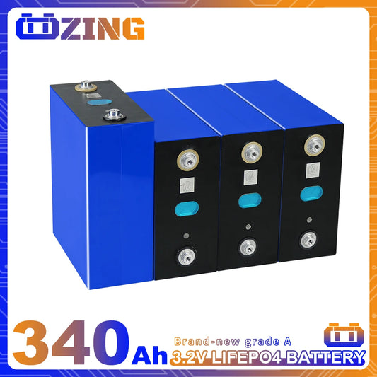 16/32PCS 3.2V 340Ah Lifepo4 Battery High Capacity Deep 6000 Cycle DIY 12V 24V 48V RV Boats Home Energy Storage Cells Pack NO TAX