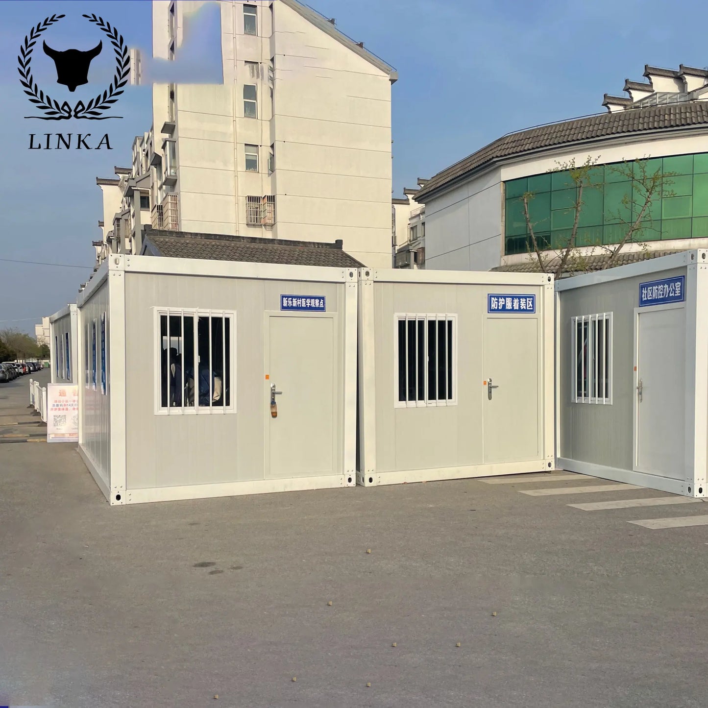 1Container mobile home custom glass curtain wall home villa sun room construction site mobile office box room