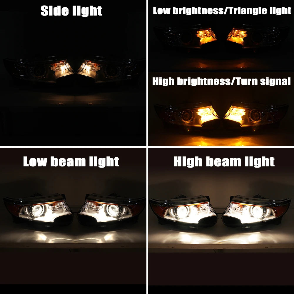 1PC Auto Parts Headlamps Auto Head Lamp Light Car Led Headlights Led Head Light For Ford Edge 2011 2012 2013 2014 US Version