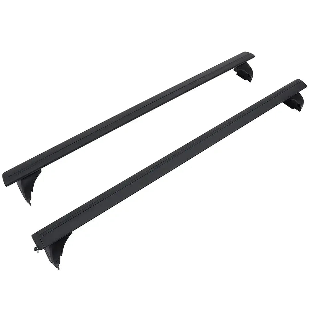 2 /4 Door Black Aluminum Luggage Cargo Carrier Roof Rack Crossbar for Jeep Wrangler JL 2018-2023