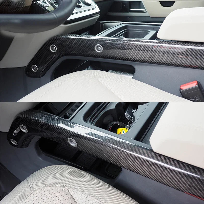 2020 20201 2022 2023 Land Rover Defender High quality carbon fiber camouflage decorative strip for central control armrest