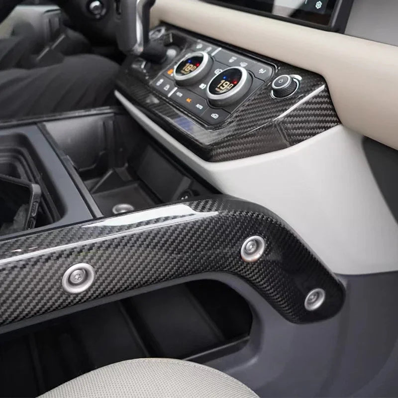 2020 20201 2022 2023 Land Rover Defender High quality carbon fiber camouflage decorative strip for central control armrest