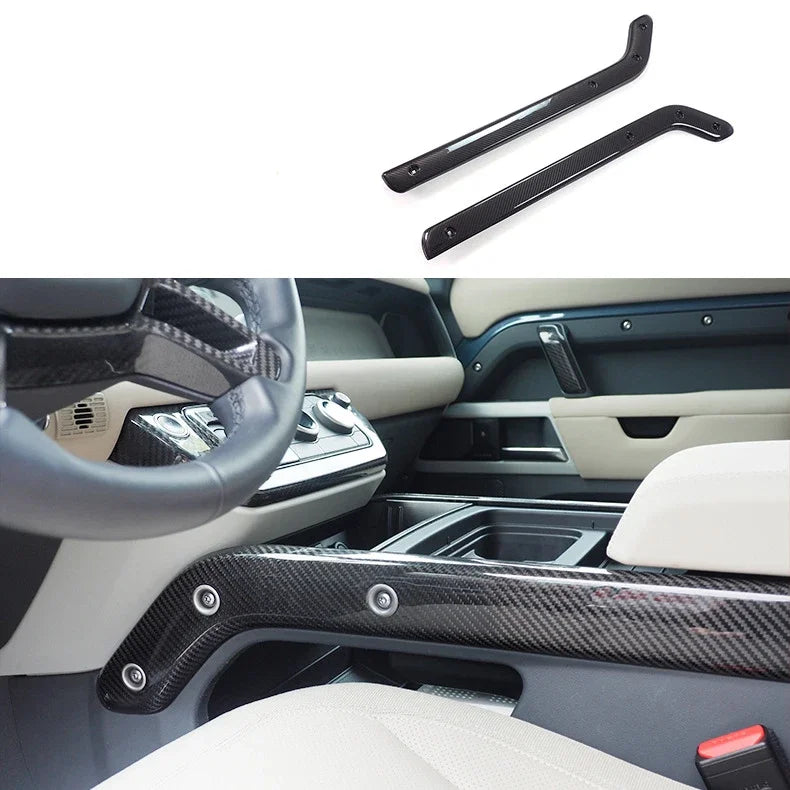 2020 20201 2022 2023 Land Rover Defender High quality carbon fiber camouflage decorative strip for central control armrest