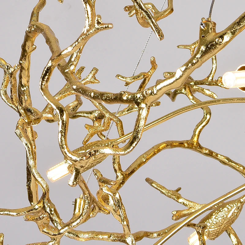 2021NEWPost modern luxury crystal chandelier northern Europe simple living room dining room lamp Club Villa lobby project lamps