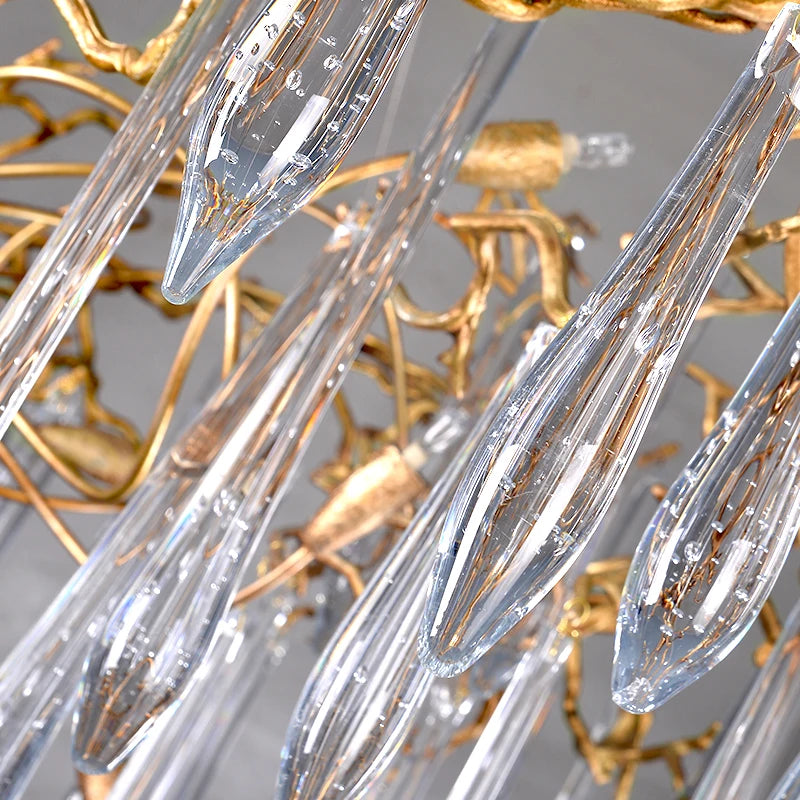 2021NEWPost modern luxury crystal chandelier northern Europe simple living room dining room lamp Club Villa lobby project lamps