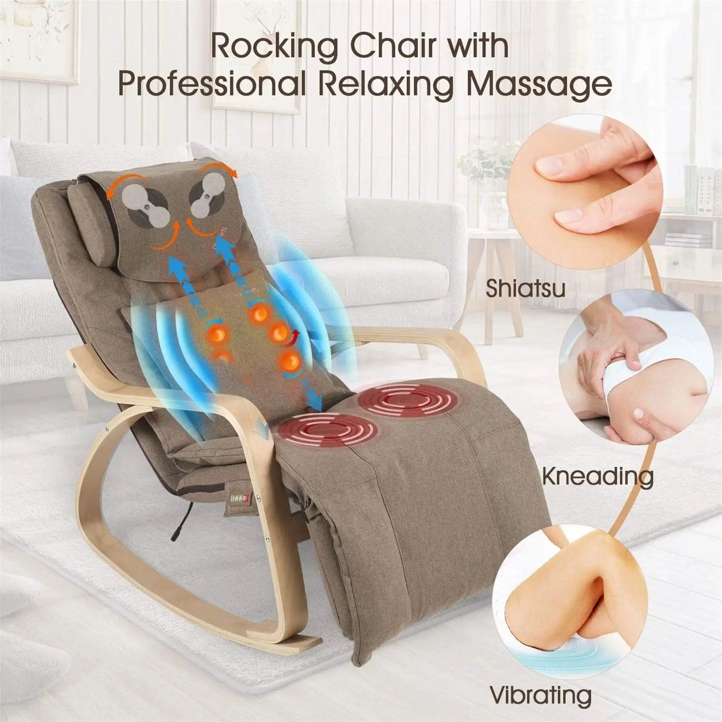 2022 Electric AI Smart Recliner Zero Gravity Shiatsu Massager 4D Modern Luxury Foot Full Body 3D Home Office Massage Chair
