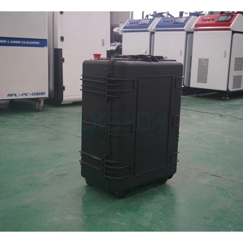 2023 China hot sale Portable rust  removal fiber 100w laser cleaning cleaner rust removal tool machine