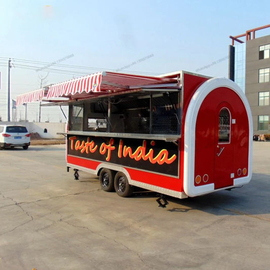 2023 New Outdoor Trailer Shopping Mall Mobile Food Truck