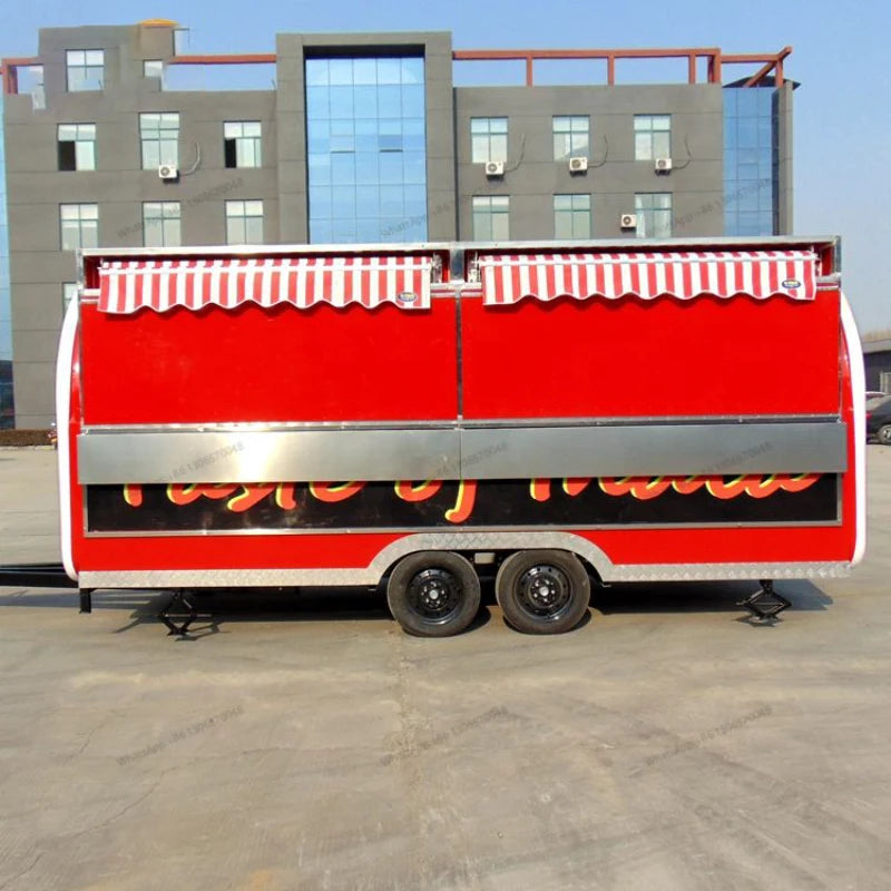 2023 New Outdoor Trailer Shopping Mall Mobile Food Truck
