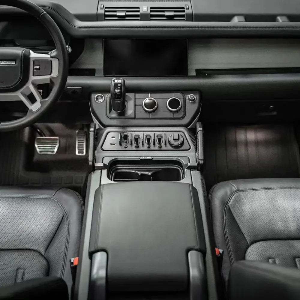 2023 New PLUMB Design Carbon Fiber Central Control System For Land Rover Defender 2020 2021 2022