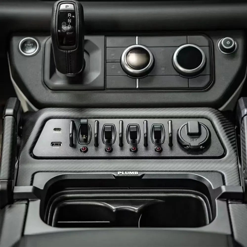 2023 New PLUMB Design Carbon Fiber Central Control System For Land Rover Defender 2020 2021 2022