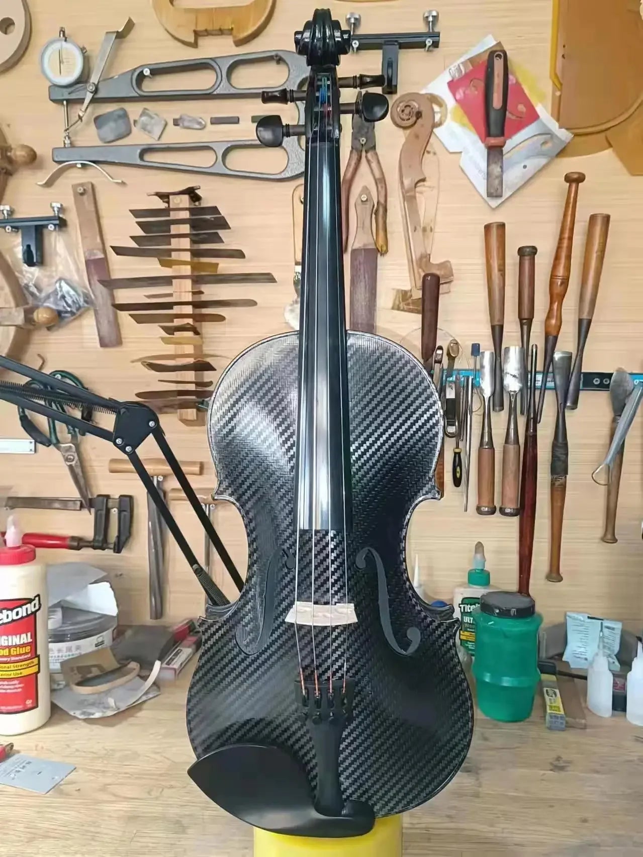 MMOOKA 2023 Wholesale customized black new high-end carbon fiber violin