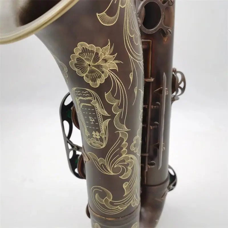 2023 new Antique copper Tenor saxophone Bb Tune Musical instrument professional performance