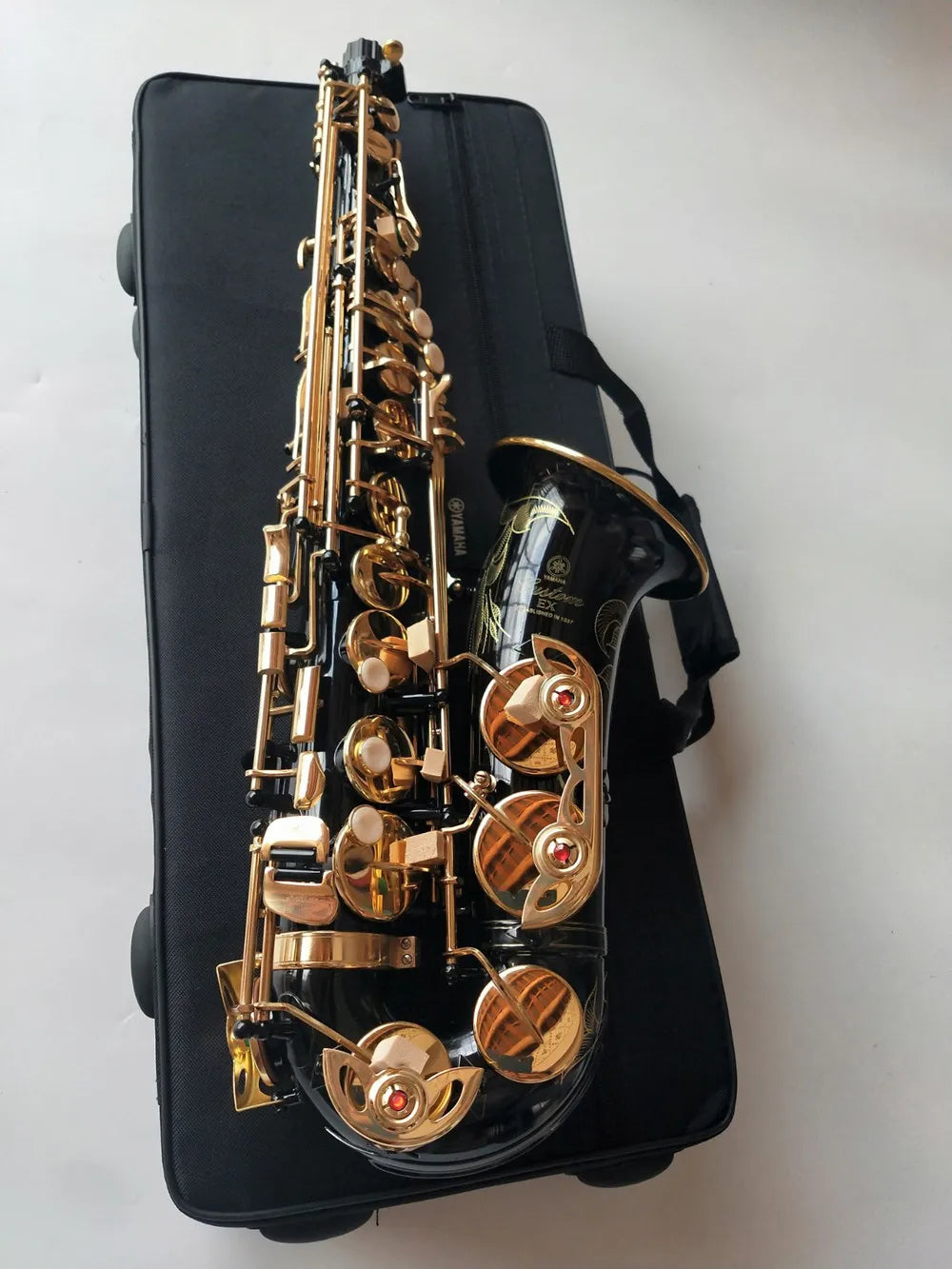 2024 Best quality New Black Alto saxophone 875EX Model E-Flat Professional Sax music instrument With case