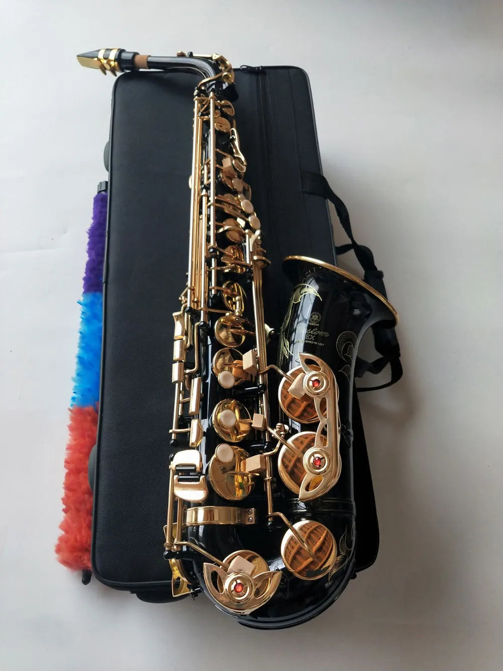 2024 Best quality New Black Alto saxophone 875EX Model E-Flat Professional Sax music instrument With case
