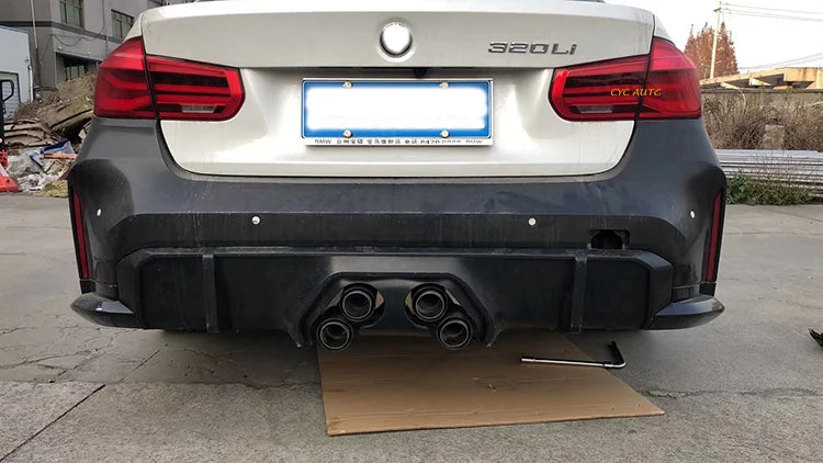 3 series F30 bodykit For  F30 upgrade G82 M4 bumper with Exhaust grille car bumper body kit
