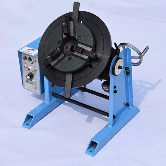 30KG Welding Positioner Positioning Turntable 0-90, Welder Positioner Turntable Machine Equipment 15RPM 310mm Dia