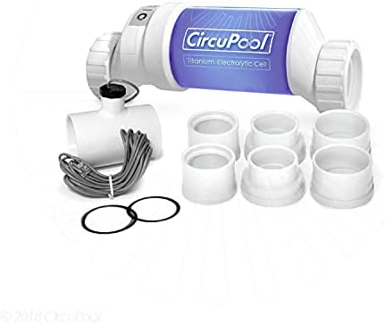 CircuPool® Universal25 Saltwater Chlorinator - Complete System with 25k-Gallon Max Titanium Cell & 4 Year Warranty