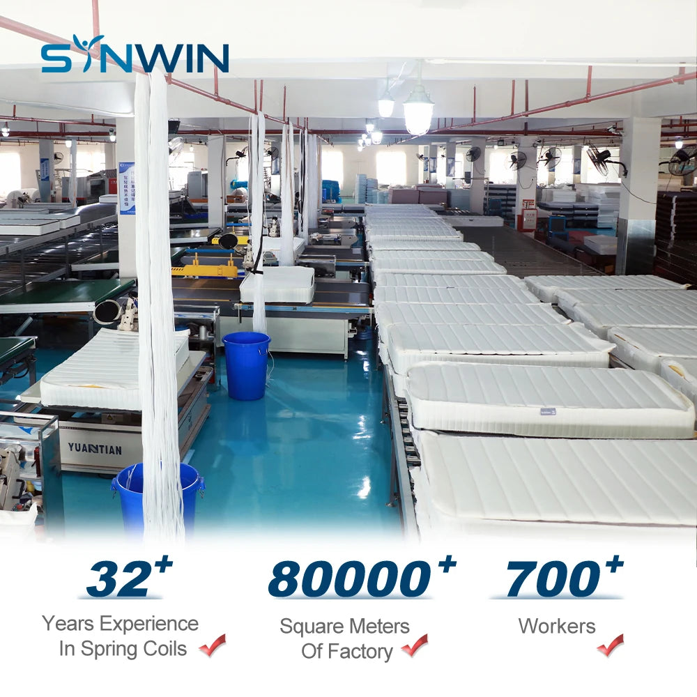 36cm 5 star level luxury hotel latex spring mattress king size