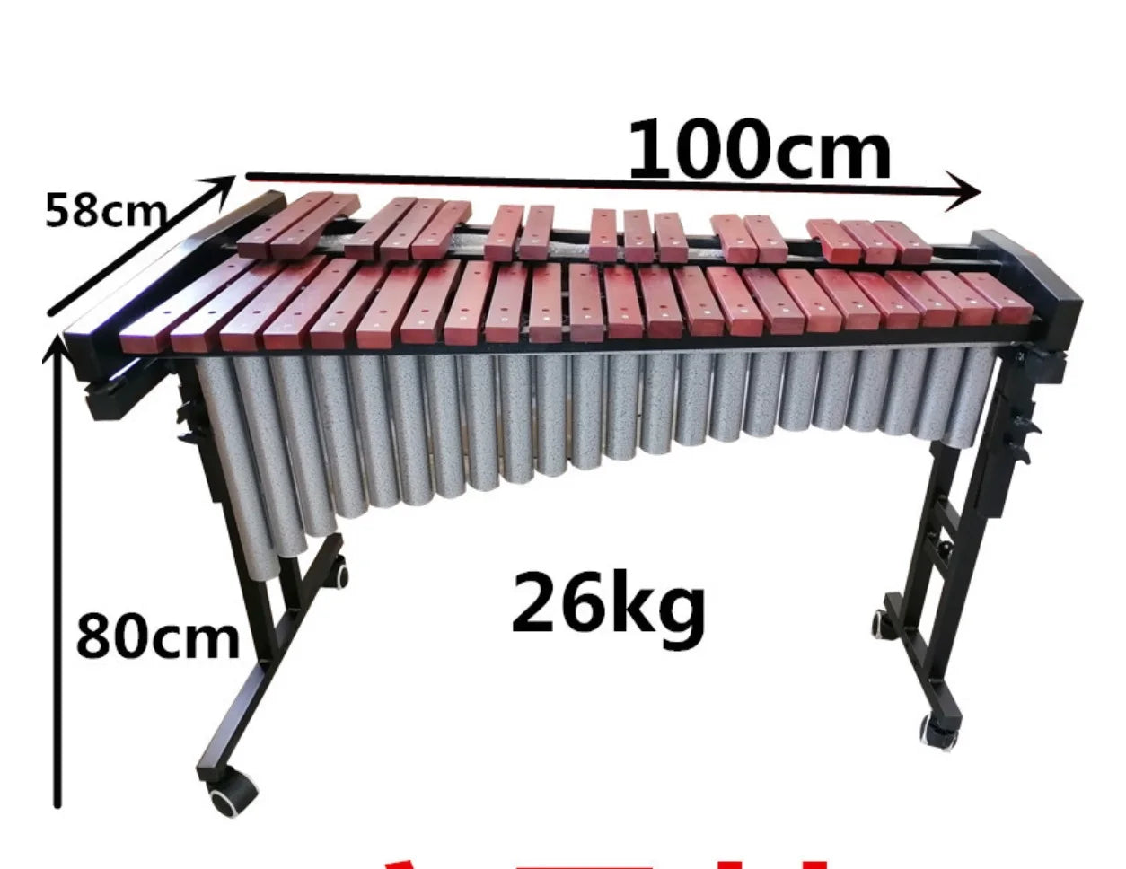 MMOOKA 37 tone marimba wooden key xylophone orff percussion instrument