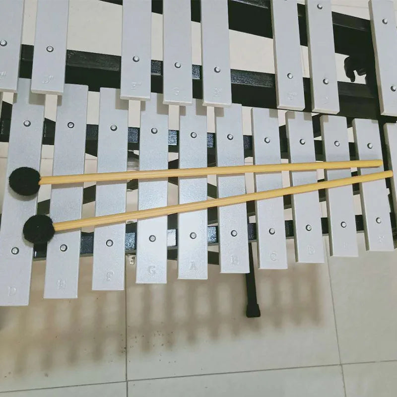 37 tone xylophone aluminum plate piano with bracket percussion instrument