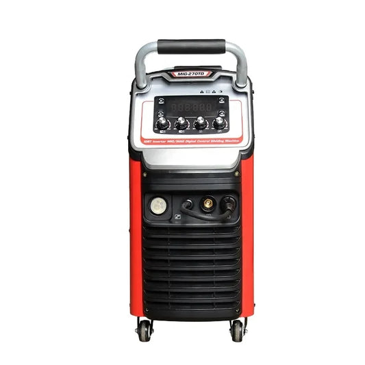 3PH 380V MIG-250TD MIG MAG IGBT INVERTER WELDING MACHINE Standard equipped with cylinder rack 2T/4T function 15kg wire spool