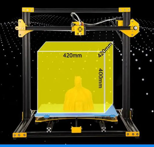 3d printer education learning quasi-industrial grade DIY kit commercial desktop printer large printer size 420x420x420mm