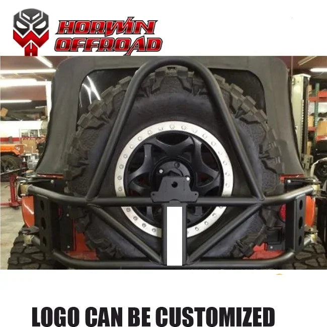 4x4 Accessories Defender Spare Tire Carrier For Wrangler JK 07-17