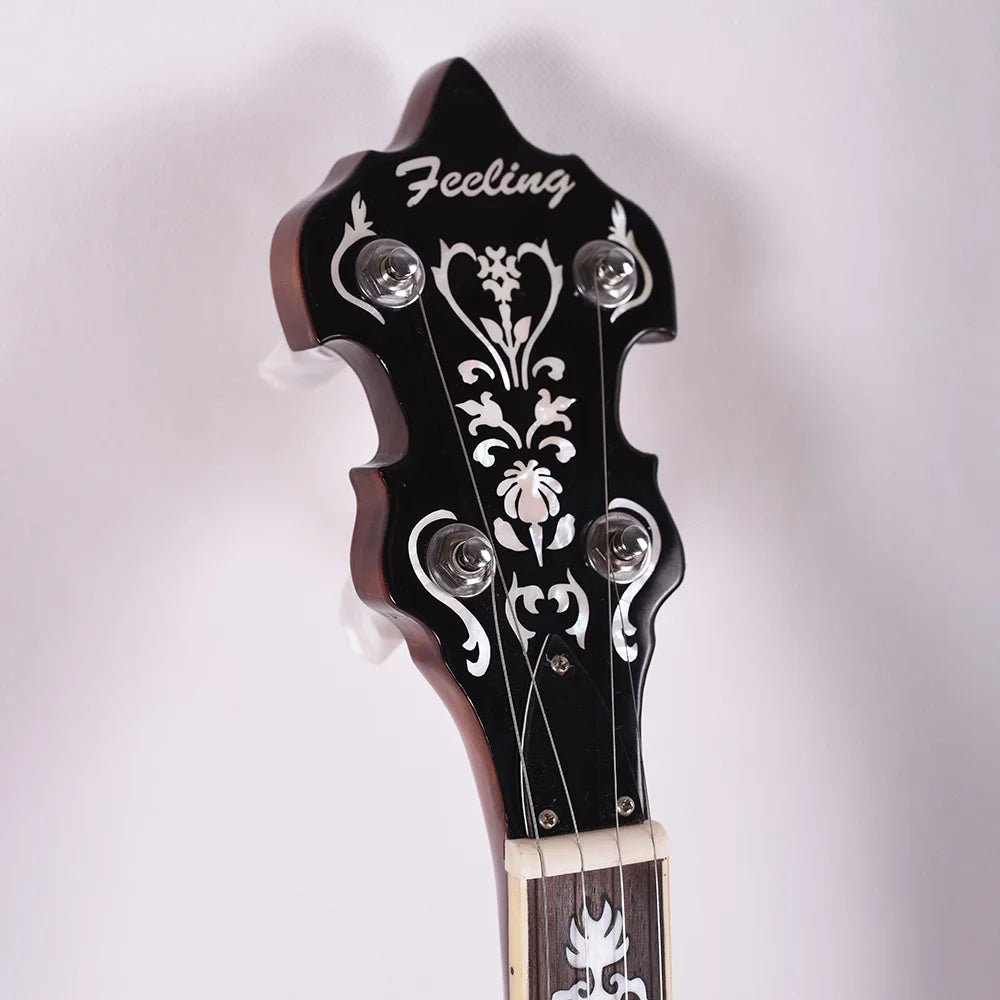 5 string Banjo Feeling FBJ-45F western instrument,OEM Service ,Free Shipping