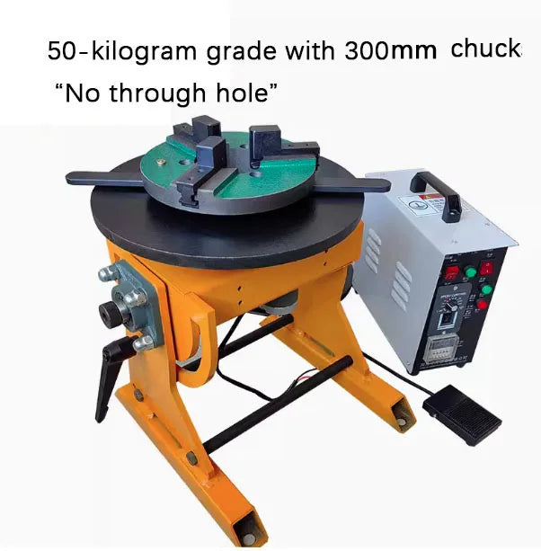 50-200 kilogram grade small flange girth weld argon arc welding automatic welding equipment turnover positioner rotary table