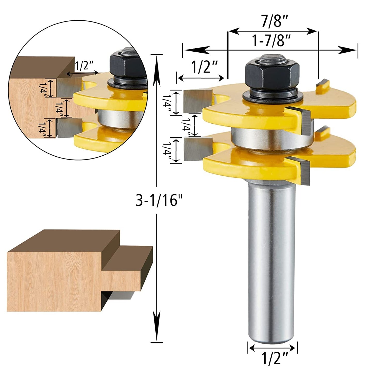 ANTNX Tongue and Groove Set (3)