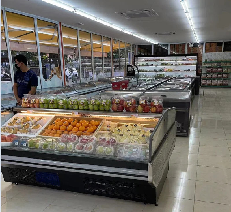 707l cake display fridge commercial meat freezer vegetable chiller showcase refrigerator