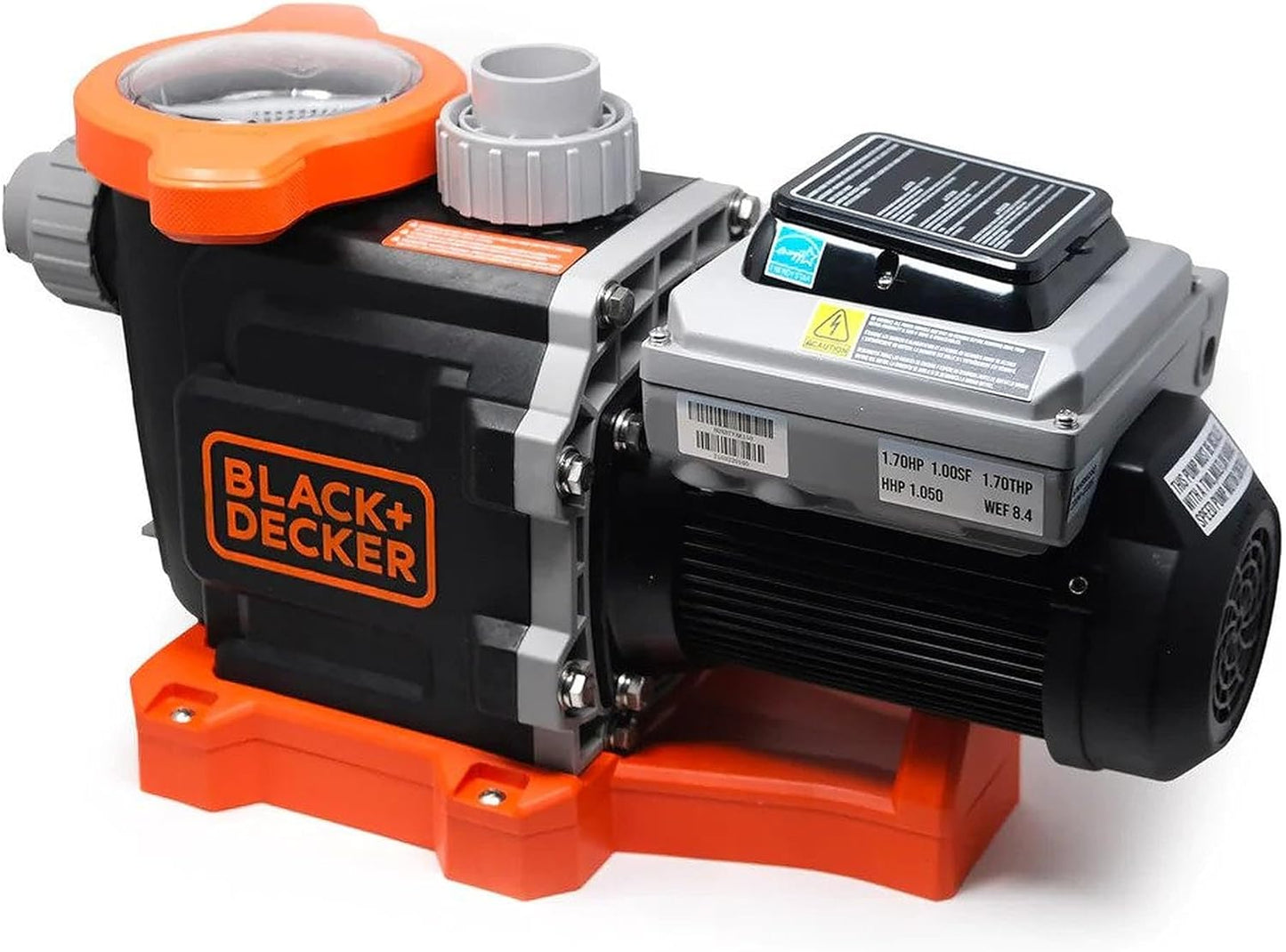 BLACK+DECKER Variable Speed Pool Pump Inground with Filter Basket, 1.5 HP